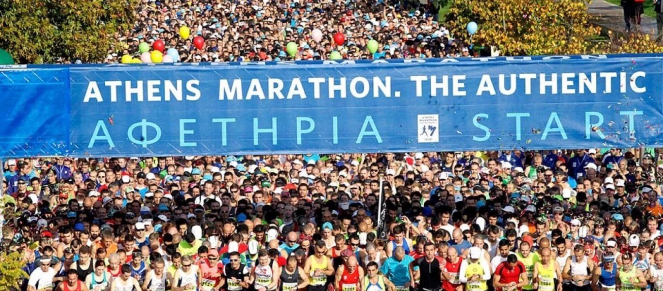 37ος Μαραθώνιος: Ένας Έλληνας και δύο Κενυάτες στο βάθρο των νικητών (φώτο)